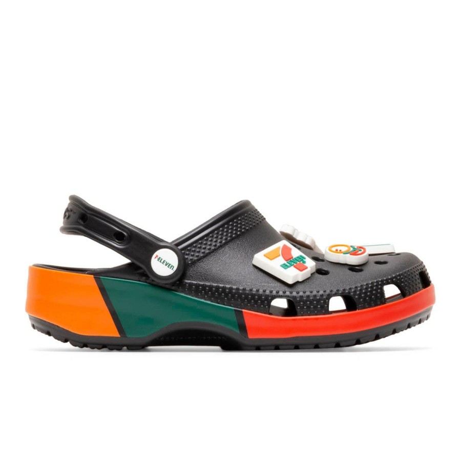 Footwear * | Crocs X 7-Eleven Classic Clog Black/Multi