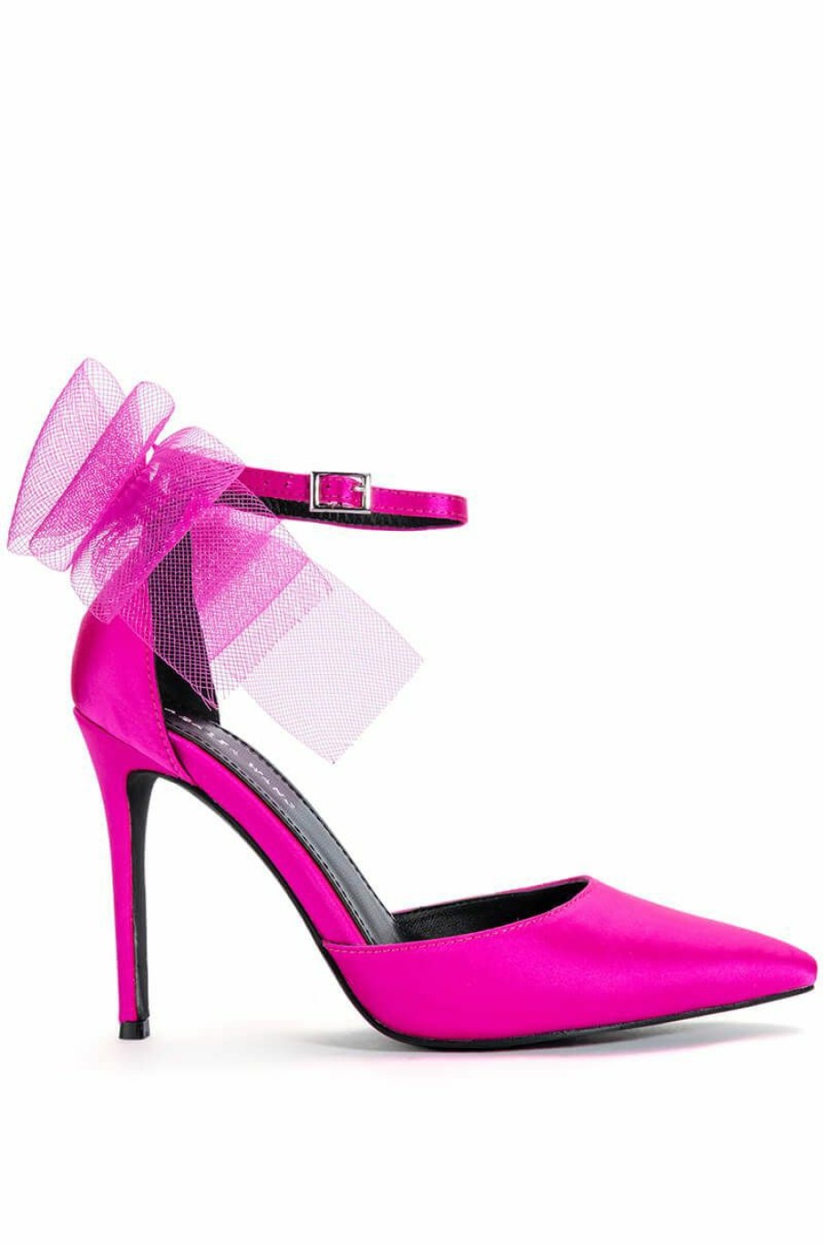 Shoes * | Azalea Wang Sweetie Trendy Bow Pumps In Fuchsia