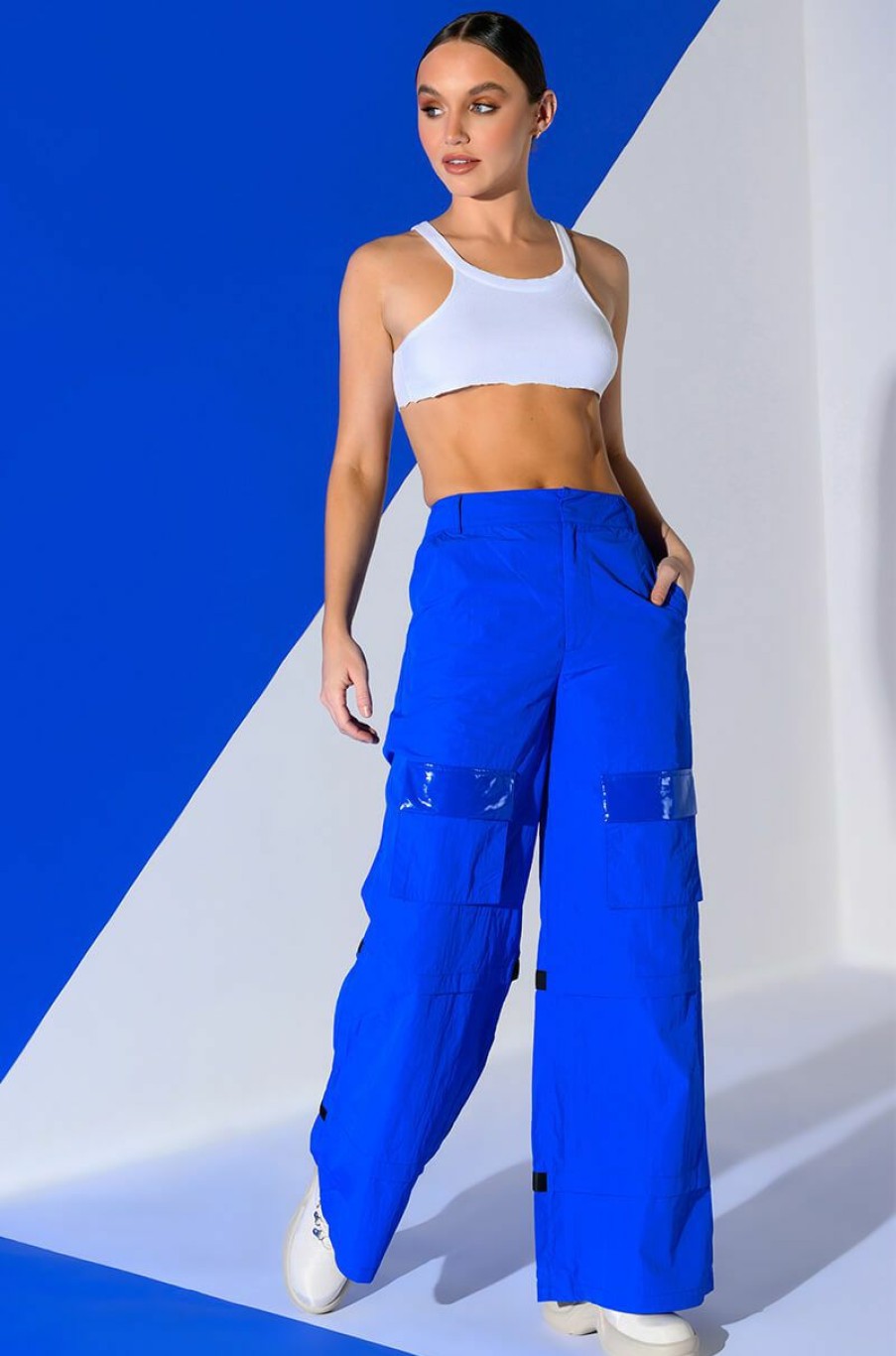 Bottoms * | Life'S A Breeze Lightweight Cargo Pant Blue