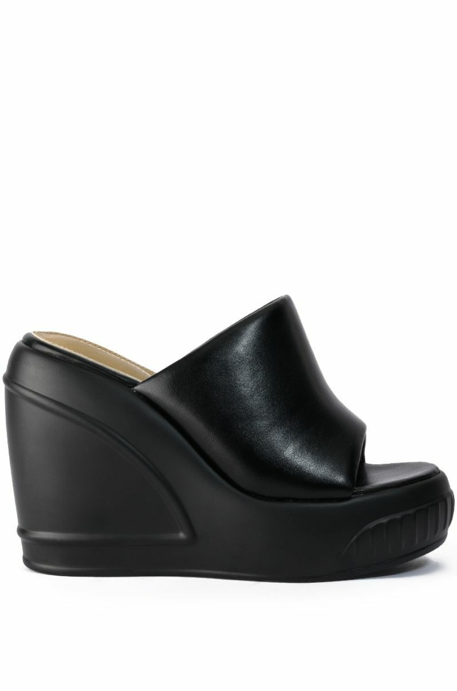 Shoes * | Ocean Eyes Wedge Sandal In Black