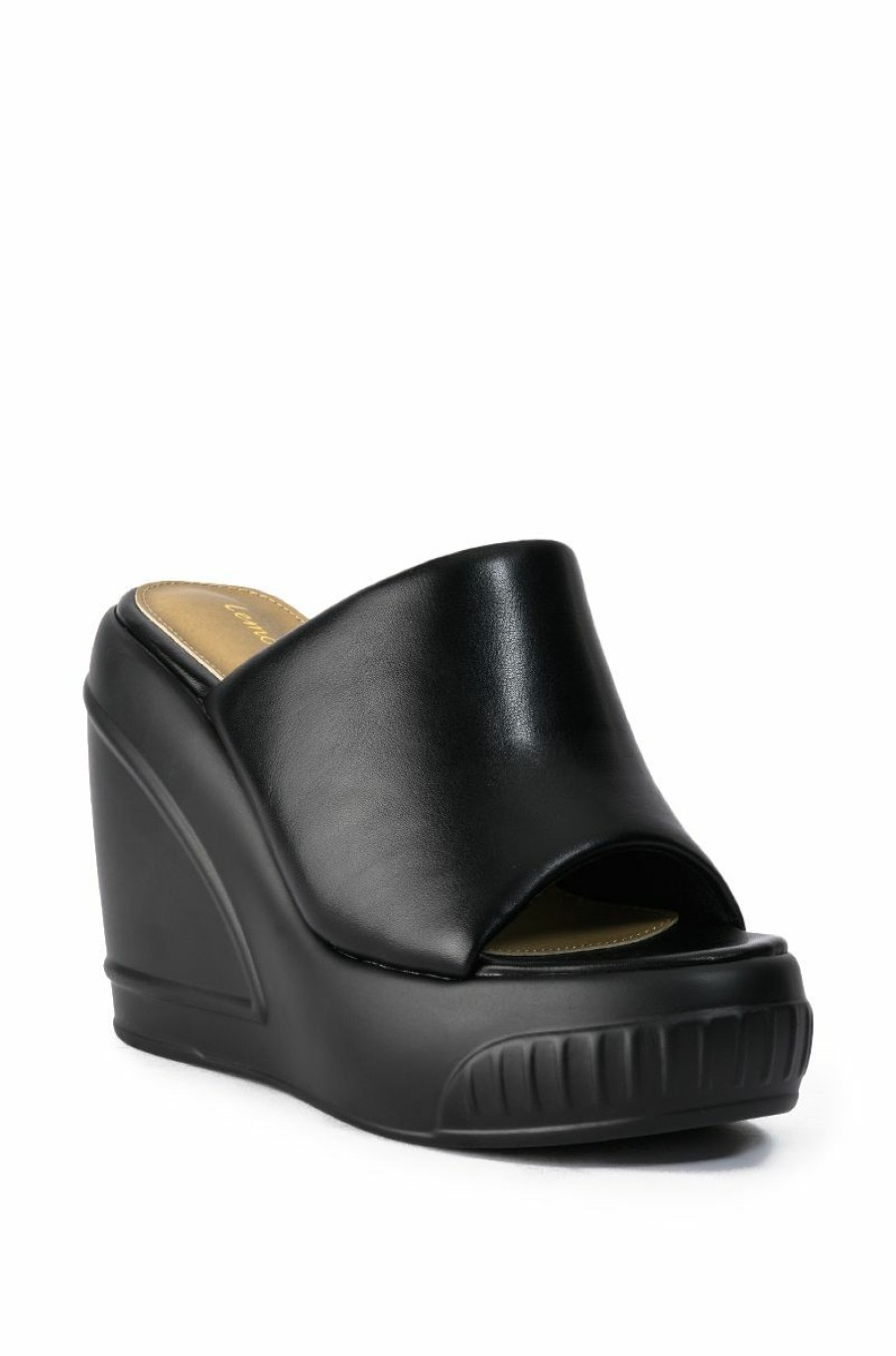 Shoes * | Ocean Eyes Wedge Sandal In Black