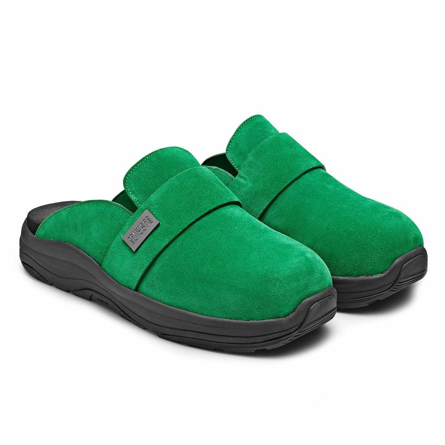 Footwear * | Suicoke X Tom Wood Mako Suede Green