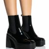 Shoes * | Azalea Wang Cherry Chunky Bootie In Black