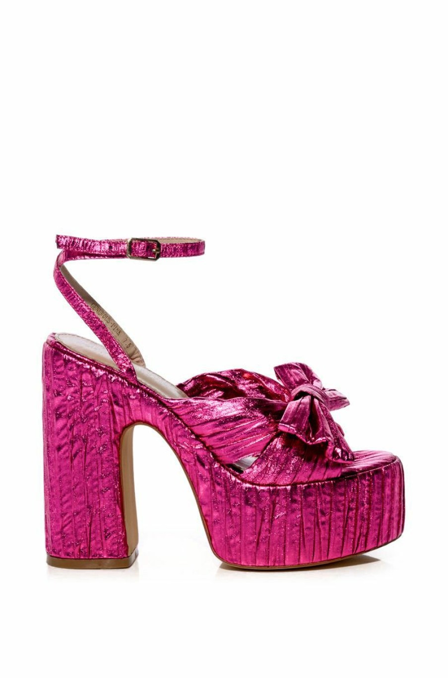 Shoes * | Azalea Wang Generous Chunky Strap Sandal In Pink