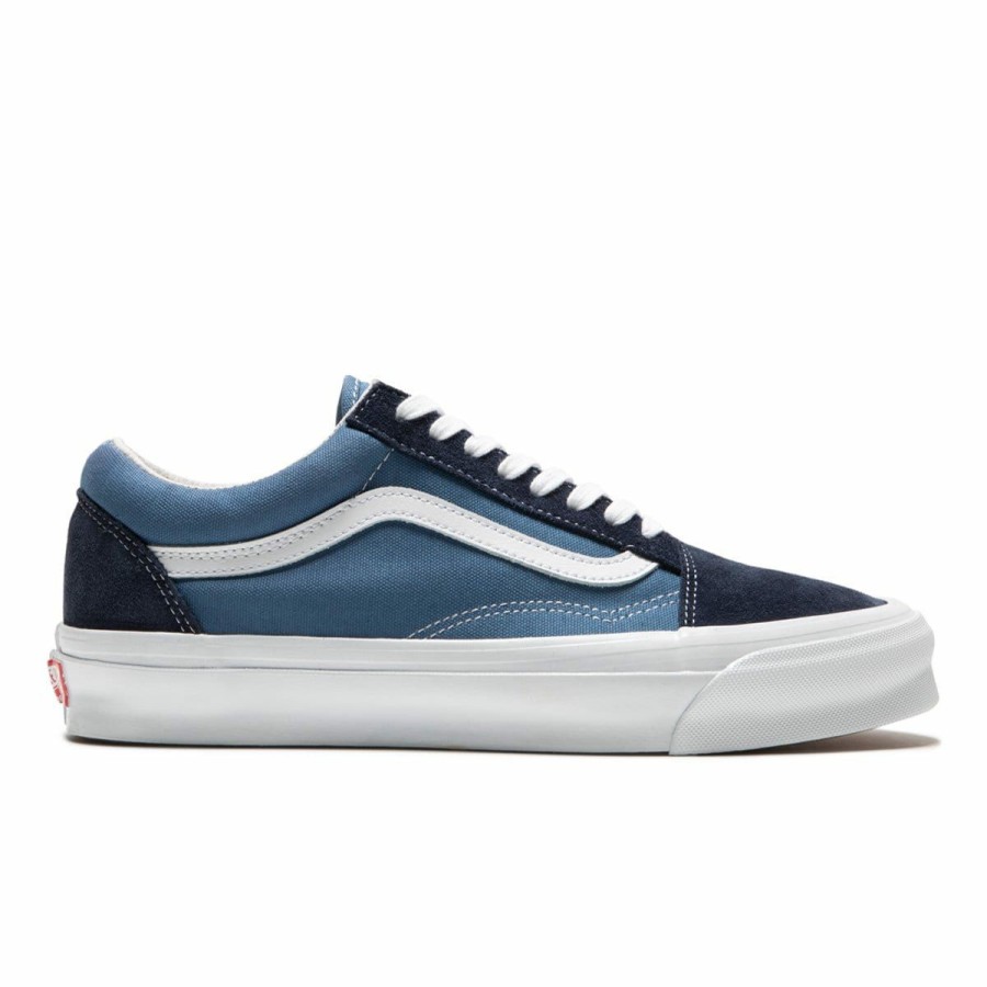 Footwear * | Vault By Vans Og Old Skool Lx Navy/Stv Navy