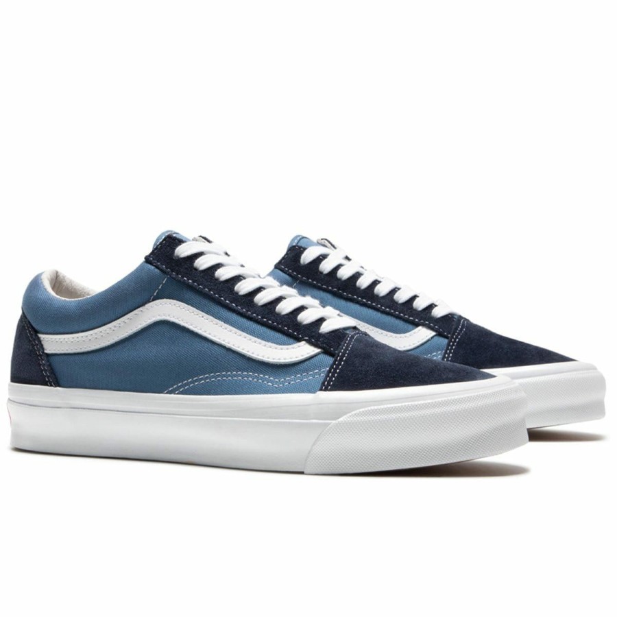 Footwear * | Vault By Vans Og Old Skool Lx Navy/Stv Navy