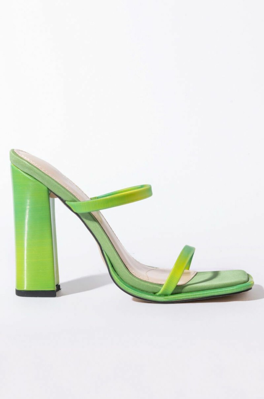 Shoes * | Azalea Wang Moving On Chunky Sandal In Green