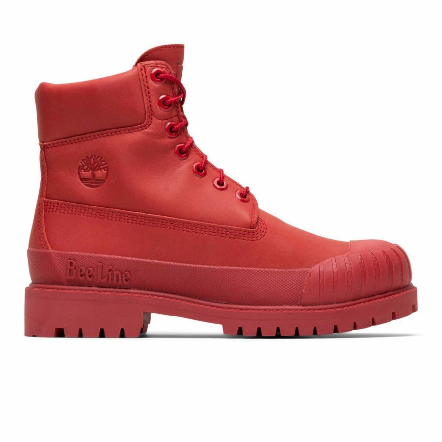 Footwear * | Timberland X Beeline 6 In. Premium Rubber Toe Red