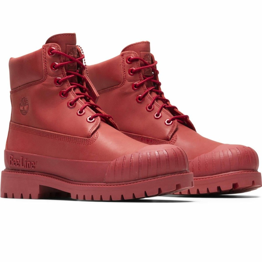 Footwear * | Timberland X Beeline 6 In. Premium Rubber Toe Red