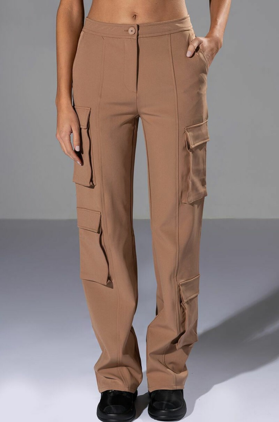 Bottoms * | Keep It Relaxed Cargo Trouser Taupe