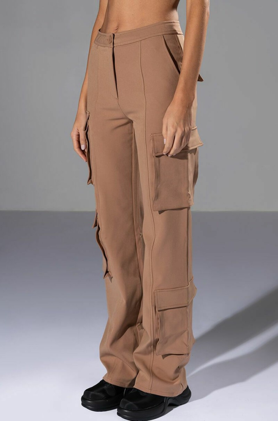 Bottoms * | Keep It Relaxed Cargo Trouser Taupe