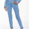 Bottoms * | Worth It High Waisted Skinny Jeans Light Blue