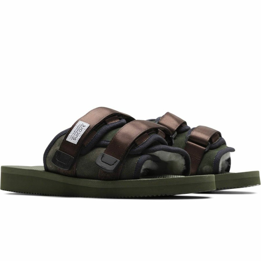 Footwear * | Suicoke Moto-Mab Olive/Sage Green