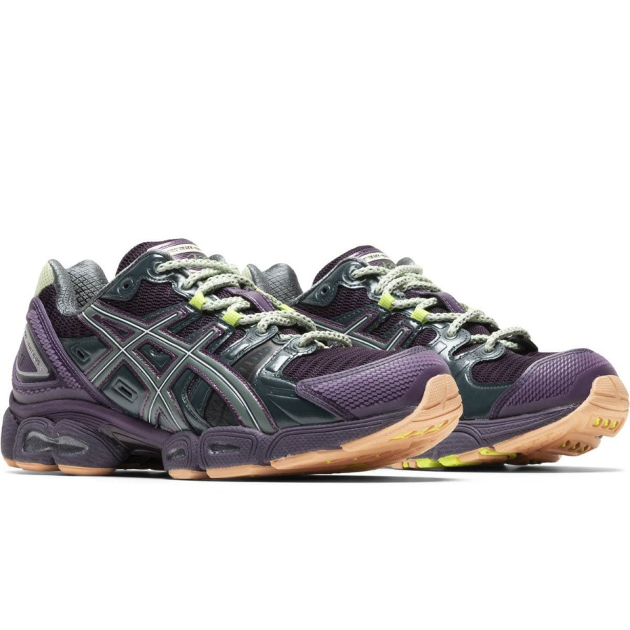 Footwear * | Asics X Brain Dead Gel-Nimbus 9 Nightshade/Laurel Wreath