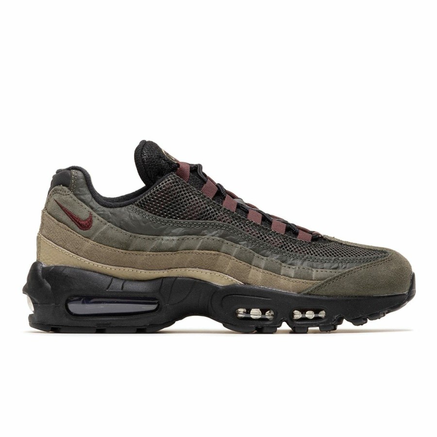 Footwear * | Nike Air Max 95 Black/Earth-Sequoia-Cargo Khaki [001]