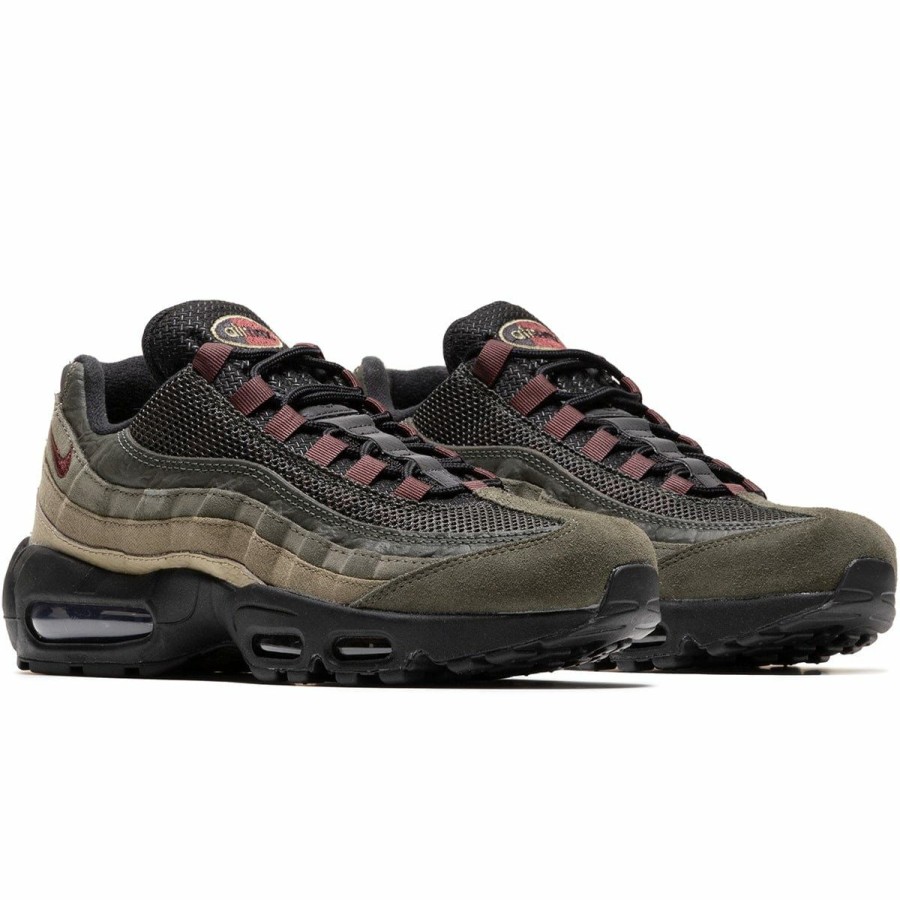 Footwear * | Nike Air Max 95 Black/Earth-Sequoia-Cargo Khaki [001]