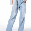 Bottoms * | Always First Straight Fit Jeans Light Blue Denim