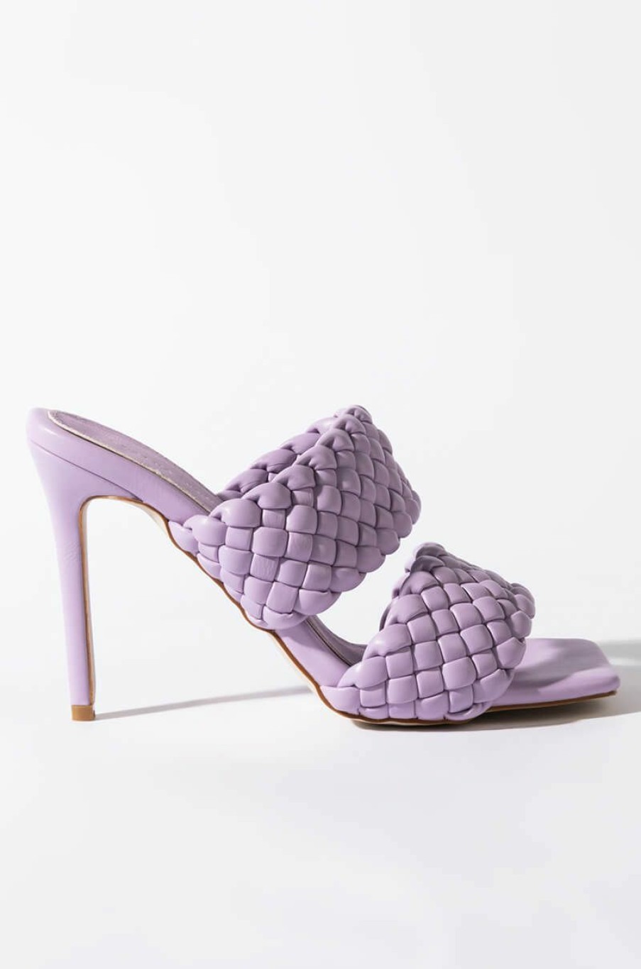 Shoes * | Azalea Wang All Your Love Stiletto Sandal In Purple