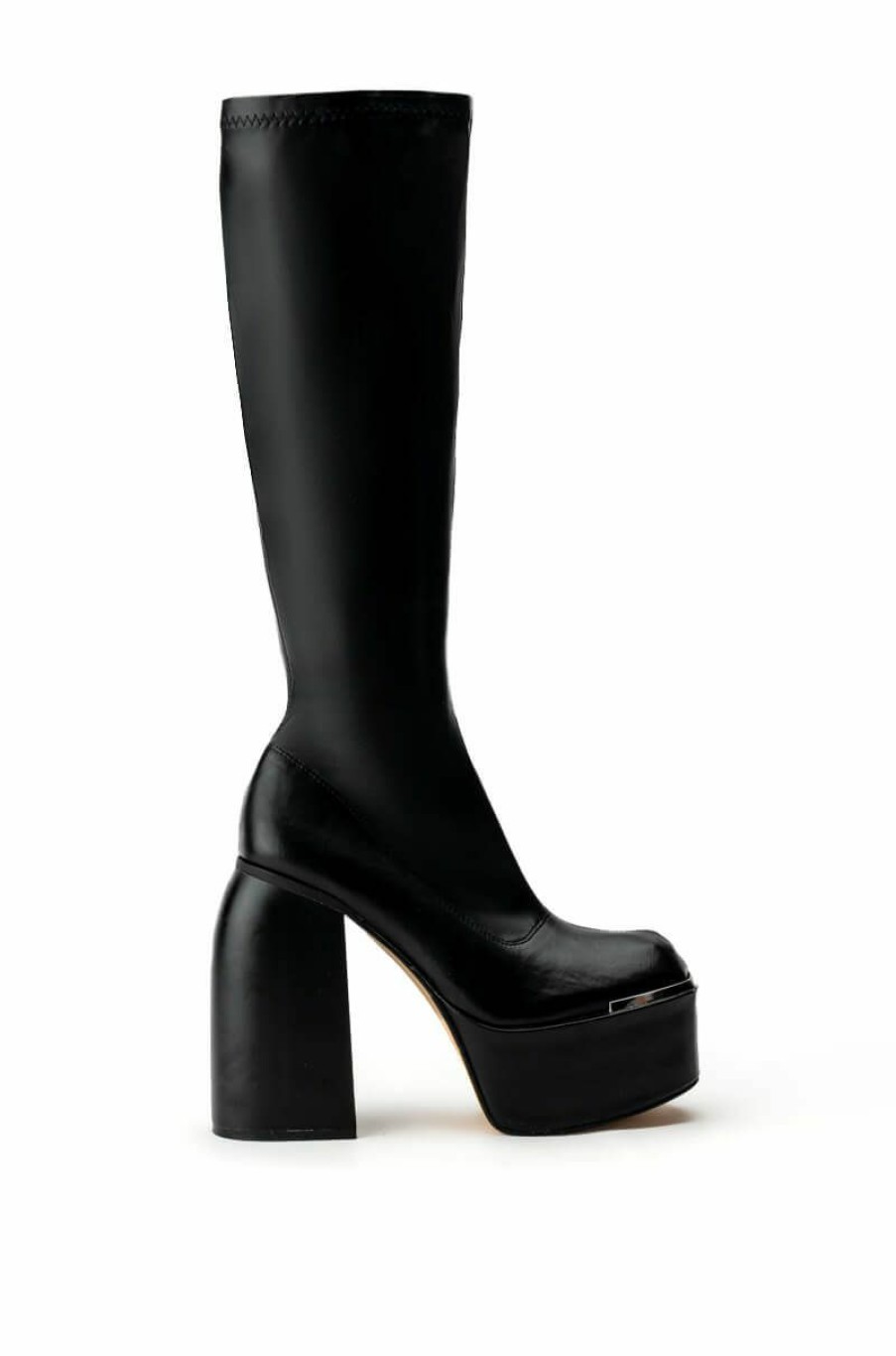 Shoes * | Strength Stretch Chunky Boot With 4 Way Stretch In Black