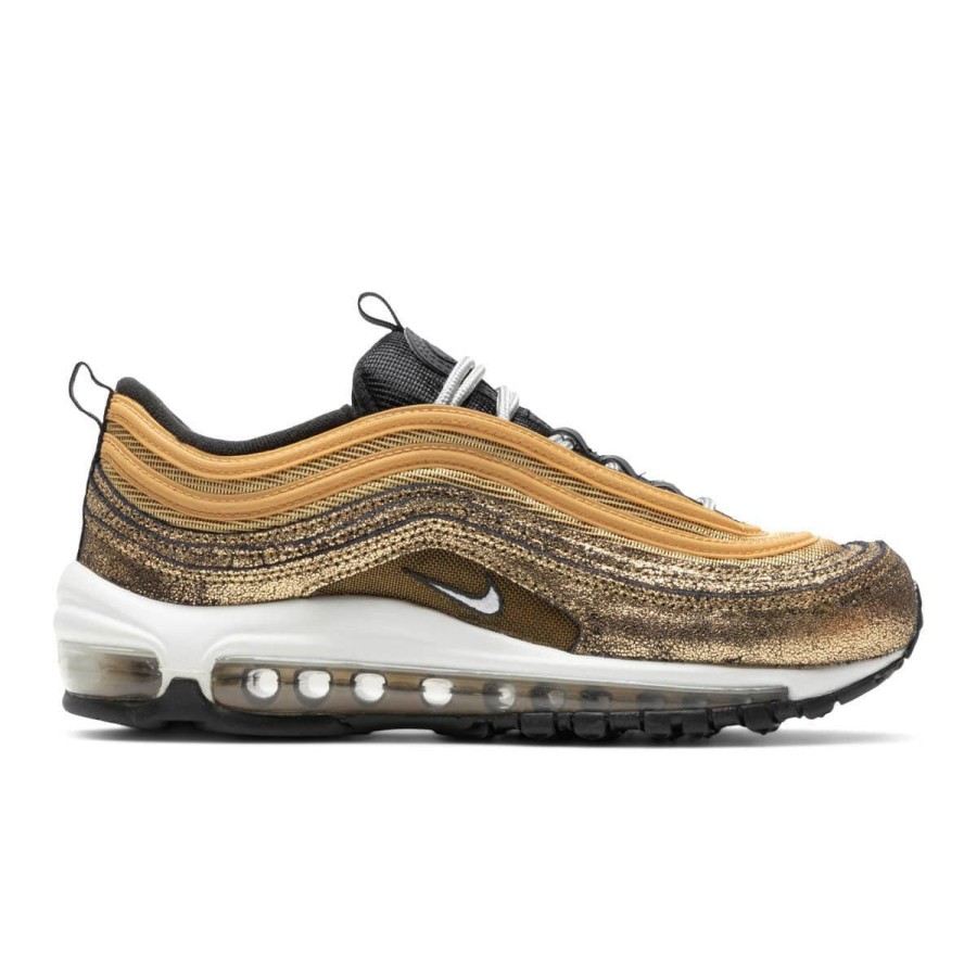 Footwear * | Nike Women'S Air Max 97 Twine/White-Metallic Gold-Off Noir [700]