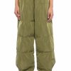 Bottoms * | Lorena Wide Leg Puffer Pant Olive