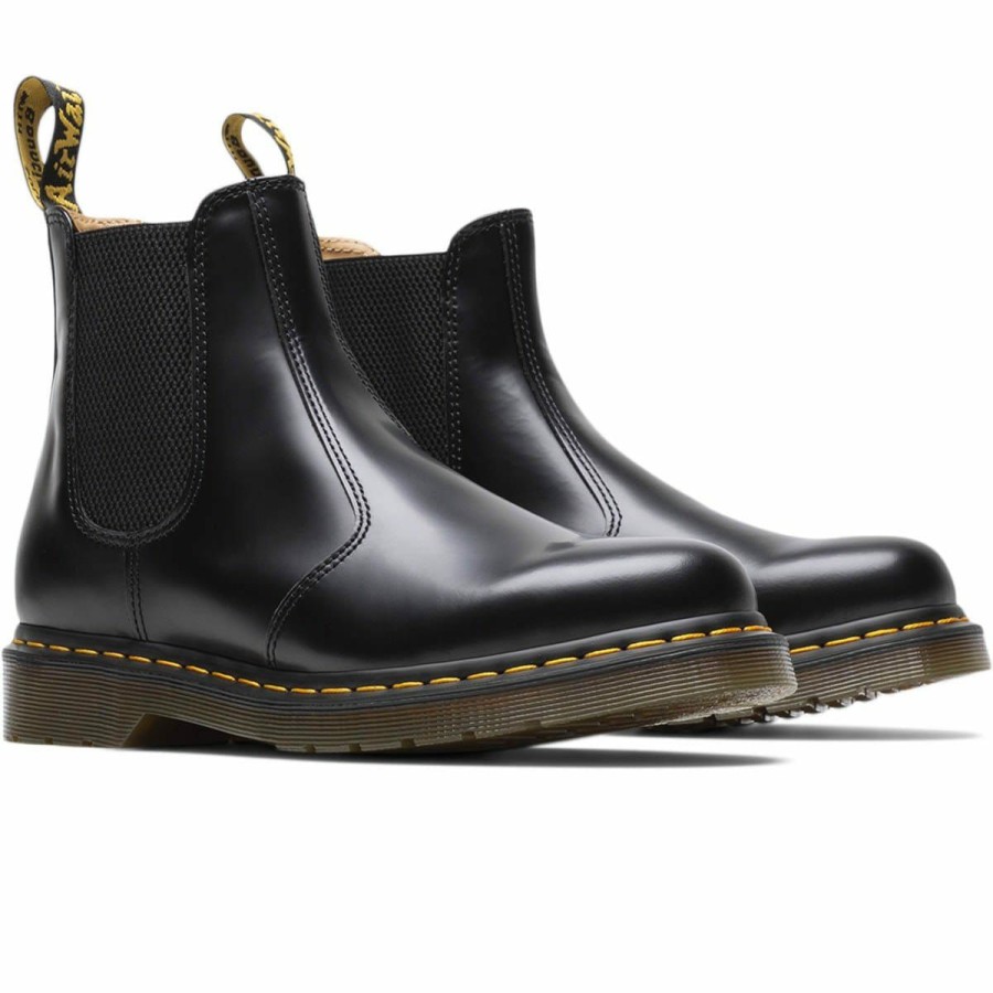 Footwear * | Dr. Martens 2976 Yellow Stitch Black