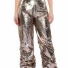 Bottoms * | Glimpse Of Magic Relaxed Metallic Pant Gold