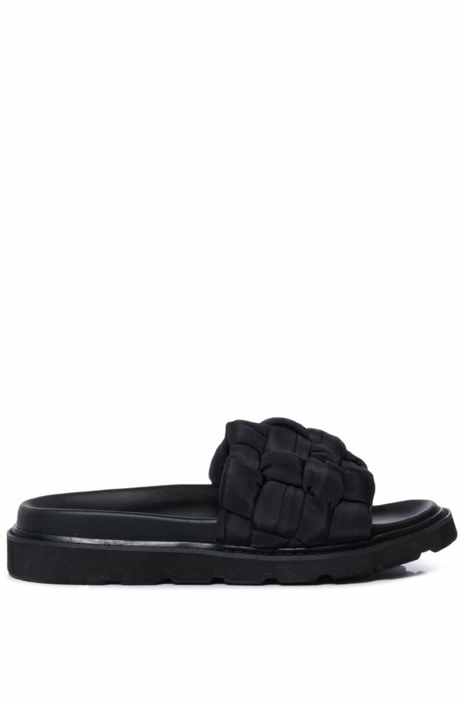 Shoes * | Azalea Wang Bee Flat Sandal In Black