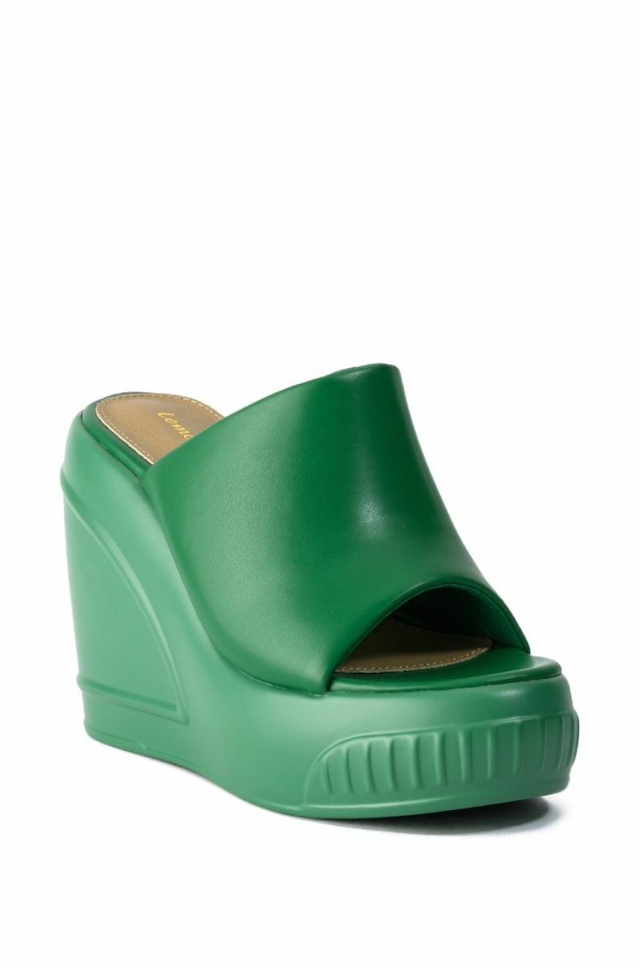 Shoes * | Ocean Eyes Wedge Sandal In Green