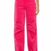 Bottoms * | Not A Secret Relaxed Corduroy Pants Pink