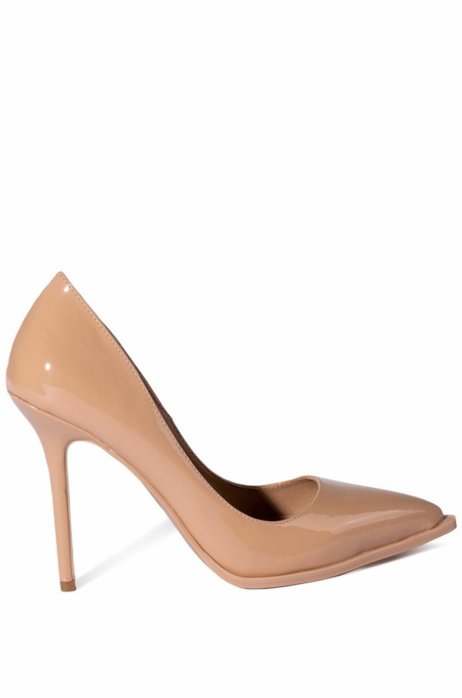 Shoes * | Azalea Wang Recipe For Success Stiletto Patent Pump In Nude