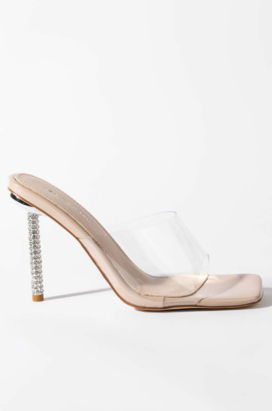 Shoes * | Azalea Wang Just A Feeling Stiletto Sandal In Nude