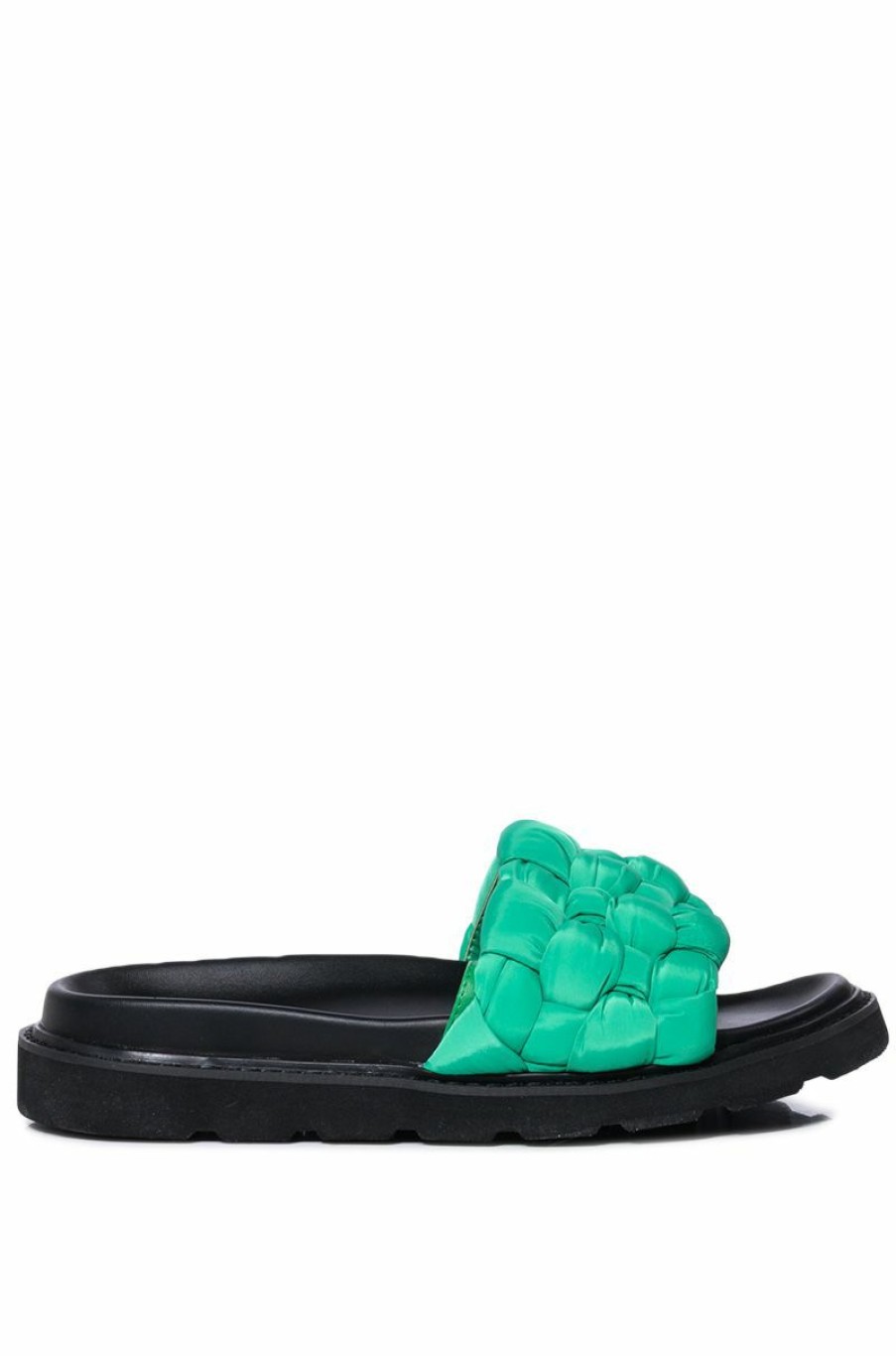 Shoes * | Azalea Wang Bee Flat Sandal In Green