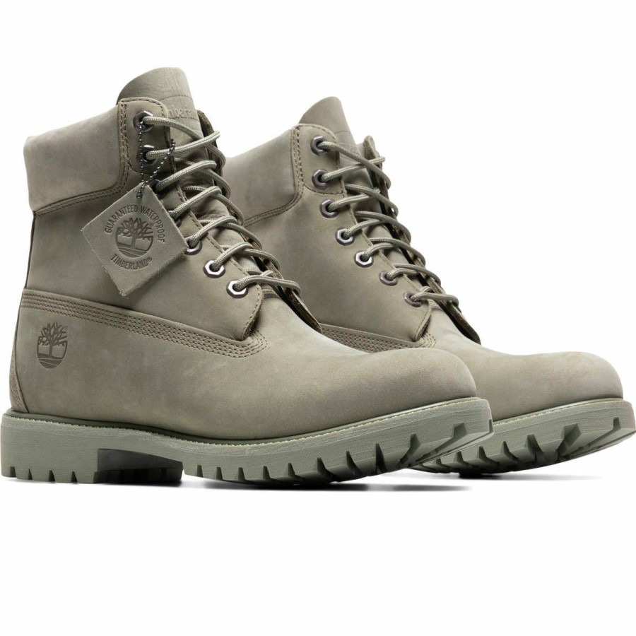 Footwear * | Timberland 6 In Premium Boot Dark Green Nubuck