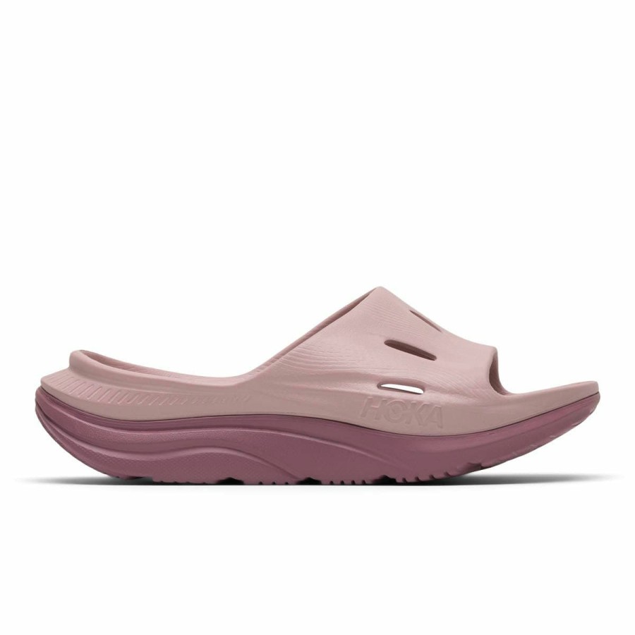 Footwear * | Hoka Ora Recovery Slide 3 Pale Mauve/Wistful Mauve