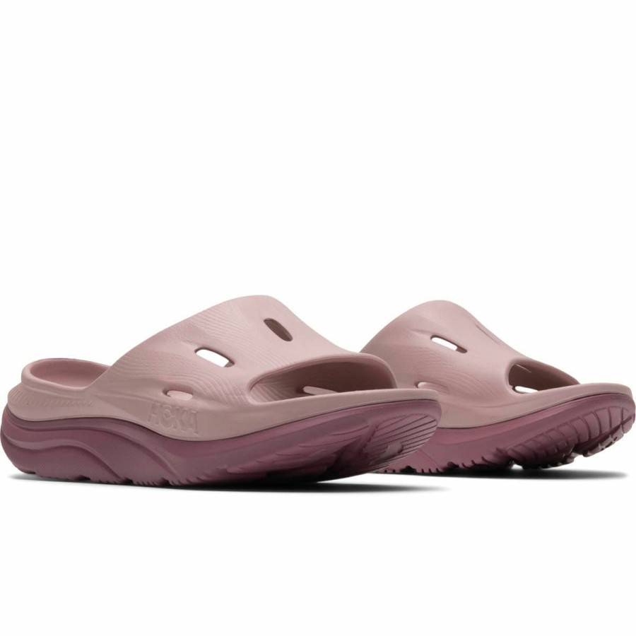 Footwear * | Hoka Ora Recovery Slide 3 Pale Mauve/Wistful Mauve