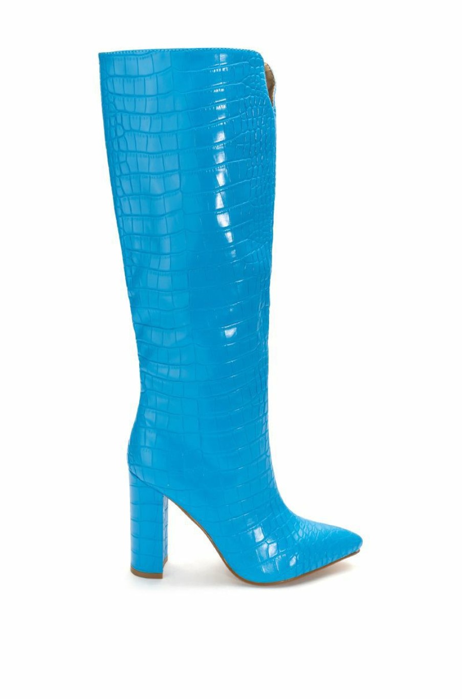 Shoes * | Azalea Wang Yes Please Chunky Croc Boot In Blue