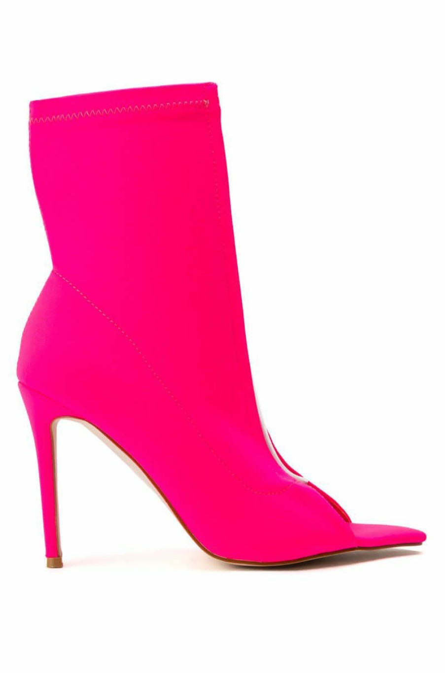 Shoes * | Azalea Wang Work For It Stiletto Bootie In Fuchsia