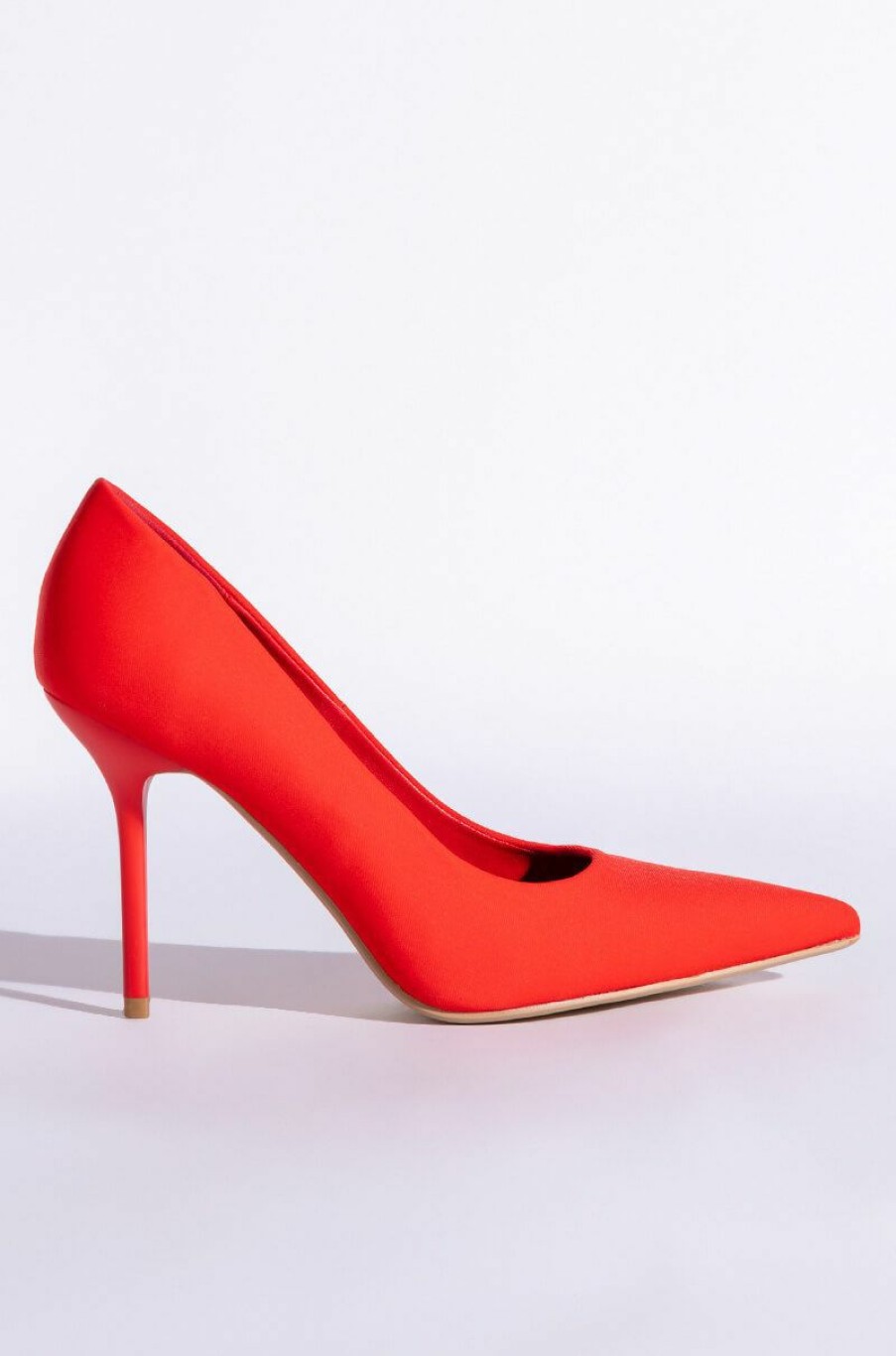 Shoes * | Azalea Wang Simply Chic Stiletto Pump In Red