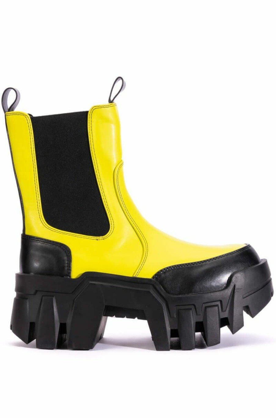 Shoes * | Azalea Wang Kelianna Chunky Boot In Lime