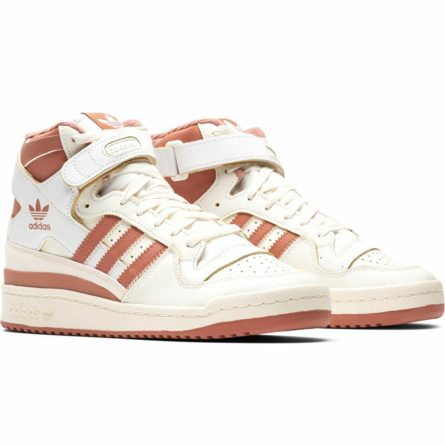 Footwear * | Adidas Women'S Forum 84 Hi Off White/Magic Earth/Ftwr White