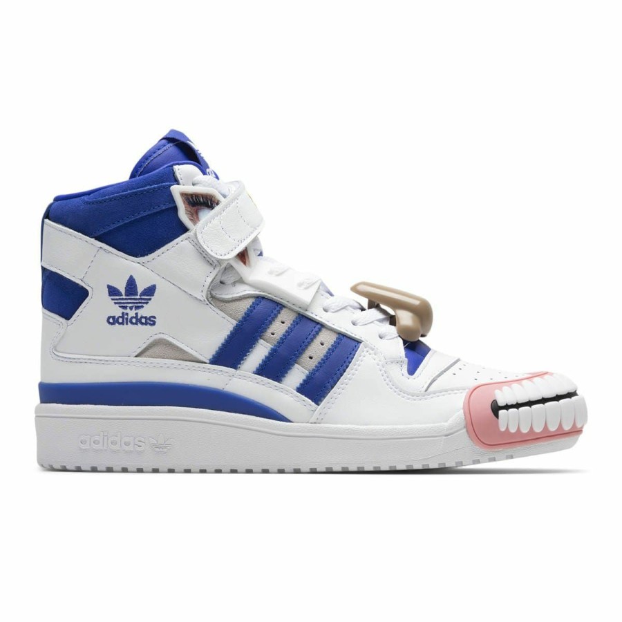 Footwear * | Adidas X Kerwin Frost Forum Hi Humanchives Ftwr White/Bold Blue/Yellow