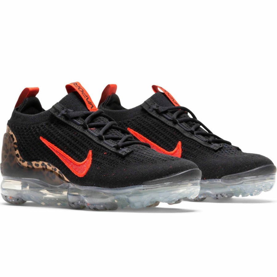 Footwear * | Women'S Nike Air Vapormax 2021 Flyknit Blk/H Rd-Prln [001]