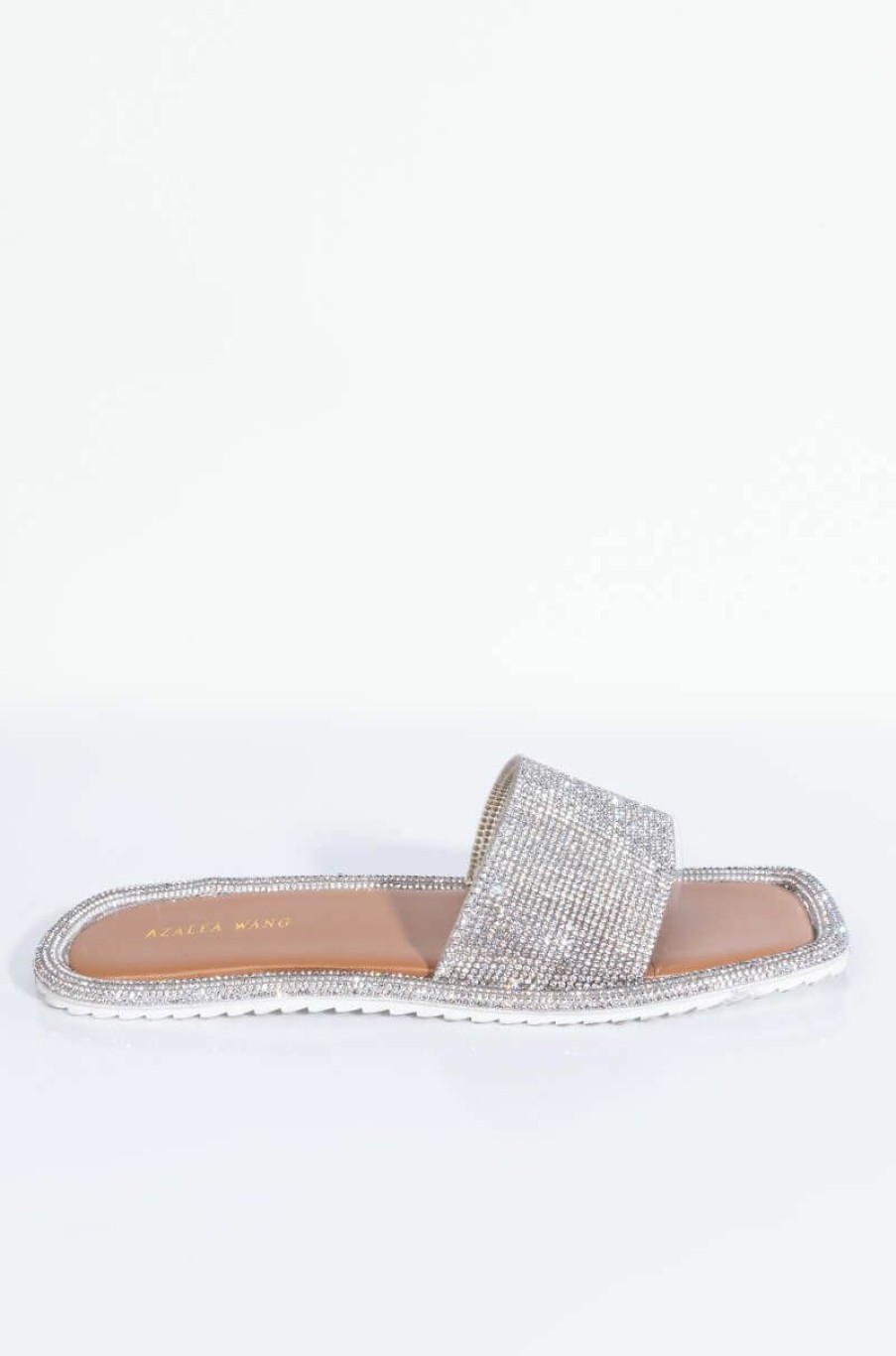 Shoes * | Azalea Wang Wake Me When Its All Over Flat Sandal In Nude