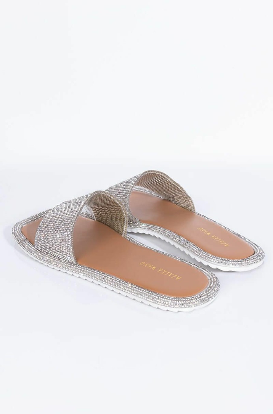 Shoes * | Azalea Wang Wake Me When Its All Over Flat Sandal In Nude