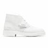 Footwear * | Clarks Desert Boot 221 White/White