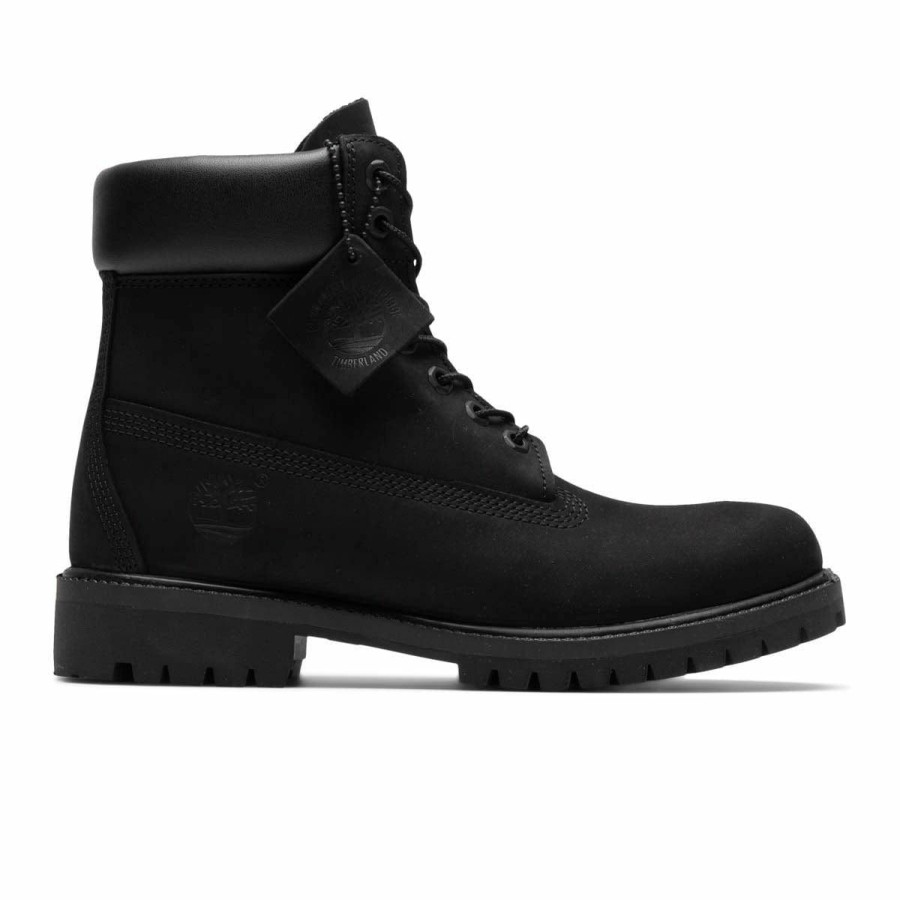 Footwear * | Timberland 6In. Premium Boot Black Nubuck