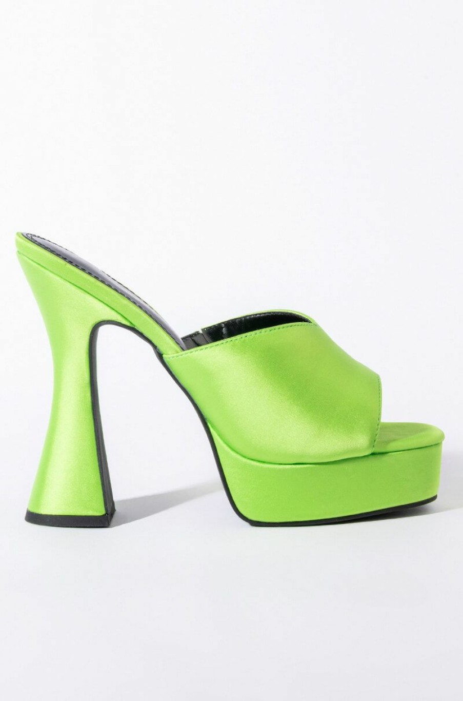 Shoes * | Azalea Wang Golden Hour Chunky Sandal In Green