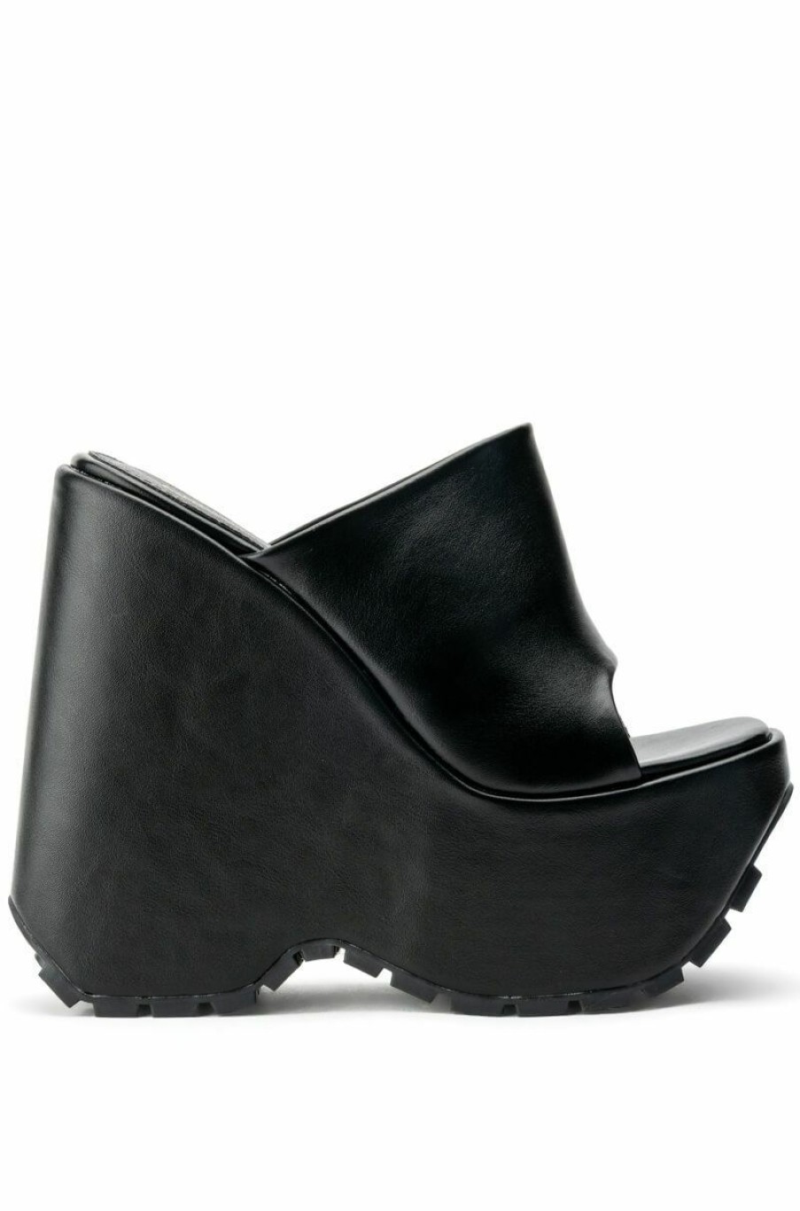 Shoes * | Meanie Chunky Mule In Black