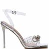 Shoes * | Azalea Wang Kamari Embellished Stiletto Sandal In Silver